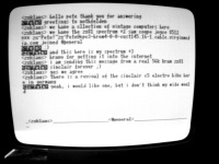 Chat mit  ZX81 im Internet 